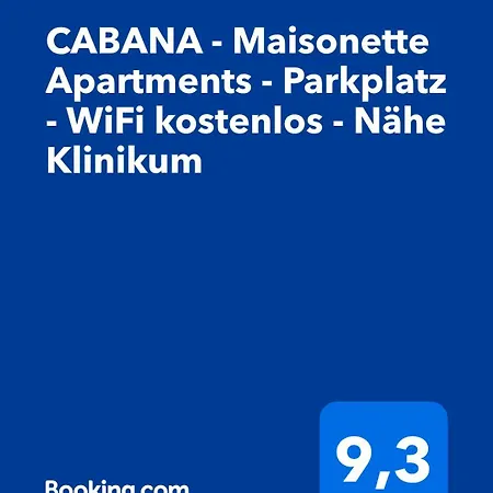 - Maisonette - Parkplatz - Wifi Kostenlos - Naehe Klinikum *